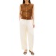 Tommy Hilfiger Trousers Barrel Linen Utility-Calico