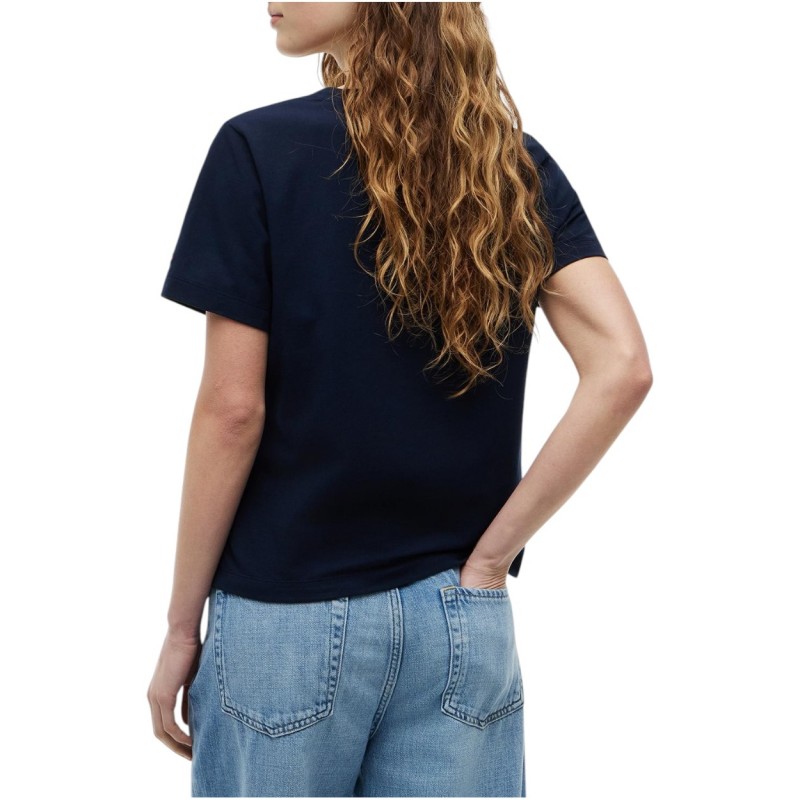 Tommy Hilfiger T-Shirt Crew Neck TH Logo-Dark Night Navy Tommy Hilfiger T-Shirt Crew Neck TH Logo-Dark Night Navy