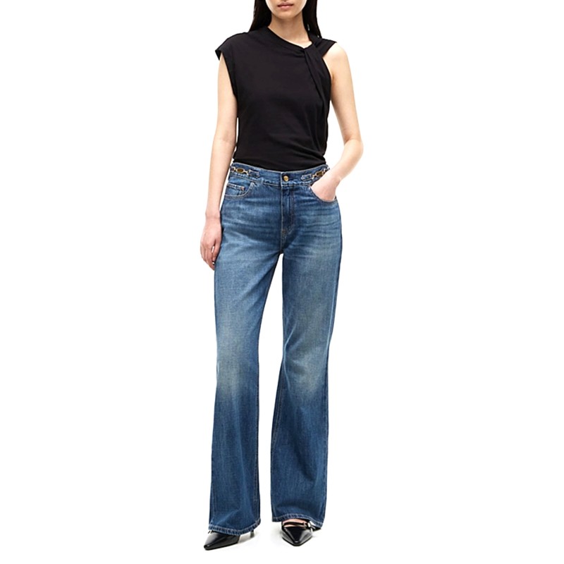 Tommy Hilfiger Jeans Flare Flag Horsebit Mid Rise-Cam Mid Tommy Hilfiger Jeans Flare Flag Horsebit Mid Rise-Cam Mid