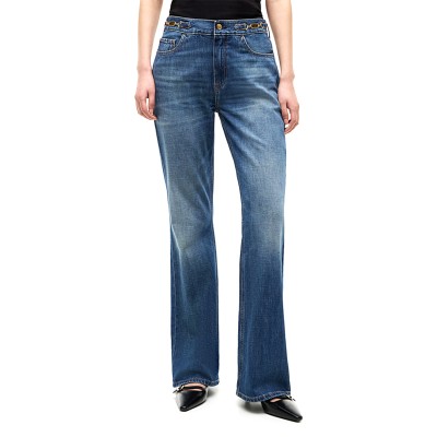 Tommy Hilfiger Jeans Flare Flag Horsebit Mid Rise-Cam Mid