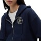 Tommy Hilfiger Hoodie Zip Up TH Roundal Logo-Dark Night Navy Tommy Hilfiger Hoodie Zip Up TH Roundal Logo-Dark Night Navy