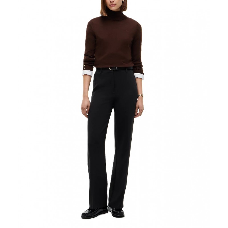 Tommy Hilfiger Sweater Turtleneck Merino Regular-Chocolate Tommy Hilfiger Sweater Turtleneck Merino Regular-Chocolate