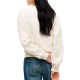 Tommy Hilfiger Sweatshirt Logo Relaxed Terry-Cream Tommy Hilfiger Sweatshirt Logo Relaxed Terry-Cream