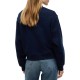 Tommy Hilfiger Sweatshirt Logo Relaxed Terry-Dark Blue Tommy Hilfiger Sweatshirt Logo Relaxed Terry-Dark Blue