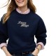 Tommy Hilfiger Sweatshirt Logo Relaxed Terry-Dark Blue Tommy Hilfiger Sweatshirt Logo Relaxed Terry-Dark Blue