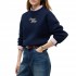 Tommy Hilfiger Sweatshirt Logo Relaxed Terry-Dark Blue