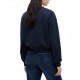Tommy Hilfiger Sweater Gold Script Fleece-Space Blue Tommy Hilfiger Sweater Gold Script Fleece-Space Blue