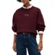 Tommy Hilfiger Sweater Gold Script Fleece-Deep Burgundy Tommy Hilfiger Sweater Gold Script Fleece-Deep Burgundy