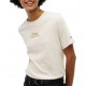 Tommy Hilfiger T-Shirt Gold Script Modern Crew Neck-Sugarcane Tommy Hilfiger T-Shirt Gold Script Modern Crew Neck-Sugarcane