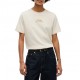 Tommy Hilfiger T-Shirt Gold Script Modern Crew Neck-Sugarcane Tommy Hilfiger T-Shirt Gold Script Modern Crew Neck-Sugarcane