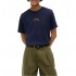 Tommy Hilfiger T-Shirt Gold Script Modern Crew Neck-Space Blue