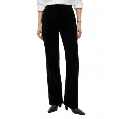 Tommy Hilfiger Trousers Velvet Slim Bootcut-Black Tommy Hilfiger Trousers Velvet Slim Bootcut-Black
