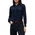 Tommy Hilfiger Shirt Fluid Jacquard Tie Detail-Dark Blue