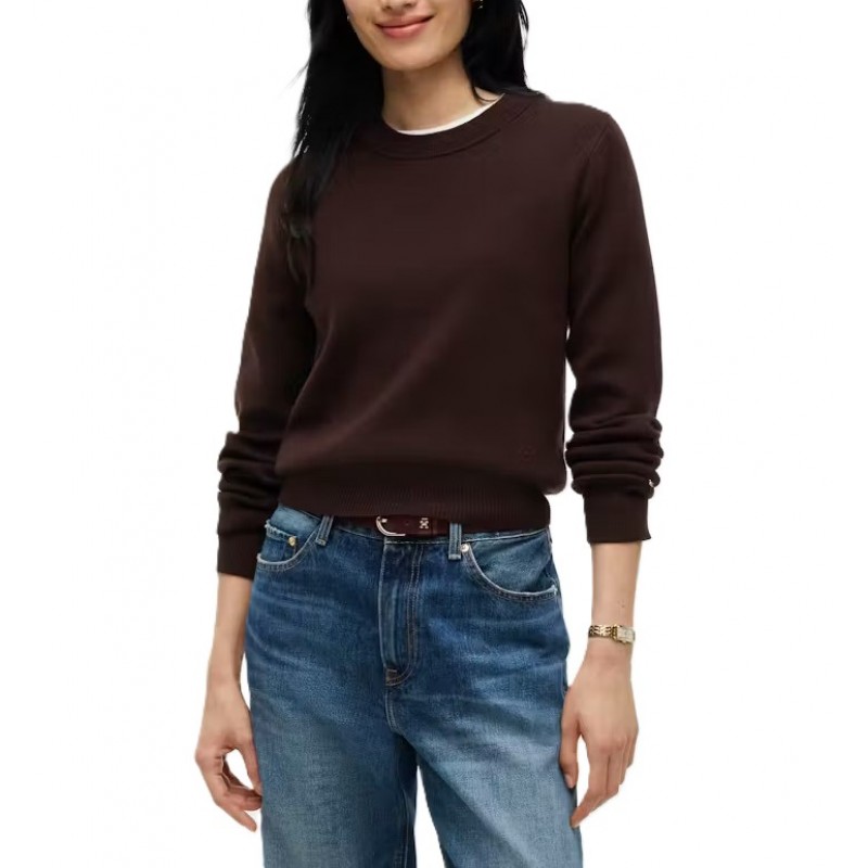 Tommy Hilfiger Sweater Knit Crew Neck-Brown Tommy Hilfiger Sweater Knit Crew Neck-Brown