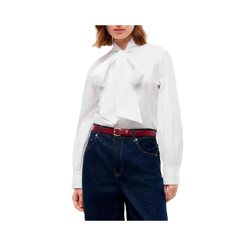 Tommy Hilfiger Shirt Bow Tie-Optic White Tommy Hilfiger Shirt Bow Tie-Optic White