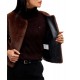 Tommy Hilfiger Jacket Faux Fur-Chocolate Tommy Hilfiger Jacket Faux Fur-Chocolate