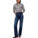 Tommy Hilfiger Shirt Stripe Fluid Regular-Dark Blue/Ecru Tommy Hilfiger Shirt Stripe Fluid Regular-Dark Blue/Ecru