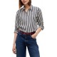 Tommy Hilfiger Shirt Stripe Fluid Regular-Dark Blue/Ecru Tommy Hilfiger Shirt Stripe Fluid Regular-Dark Blue/Ecru
