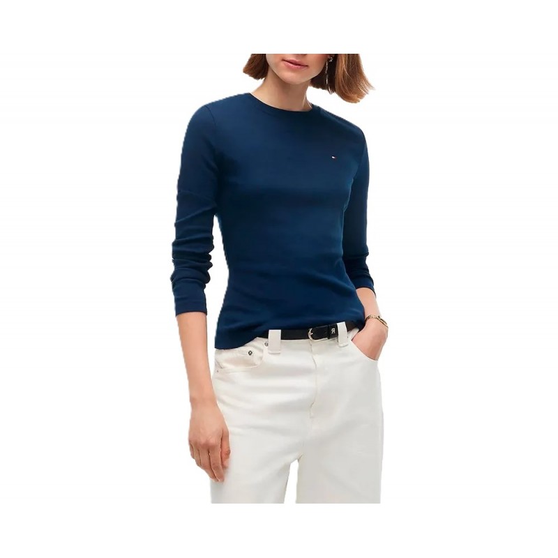 Tommy Hilfiger T-Shirt Long Sleeve Cody Slim-Dark Blue Tommy Hilfiger T-Shirt Long Sleeve Cody Slim-Dark Blue