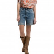 Replay Shorts Jeans 9ZERO1 Straight Fit-Medium Blue