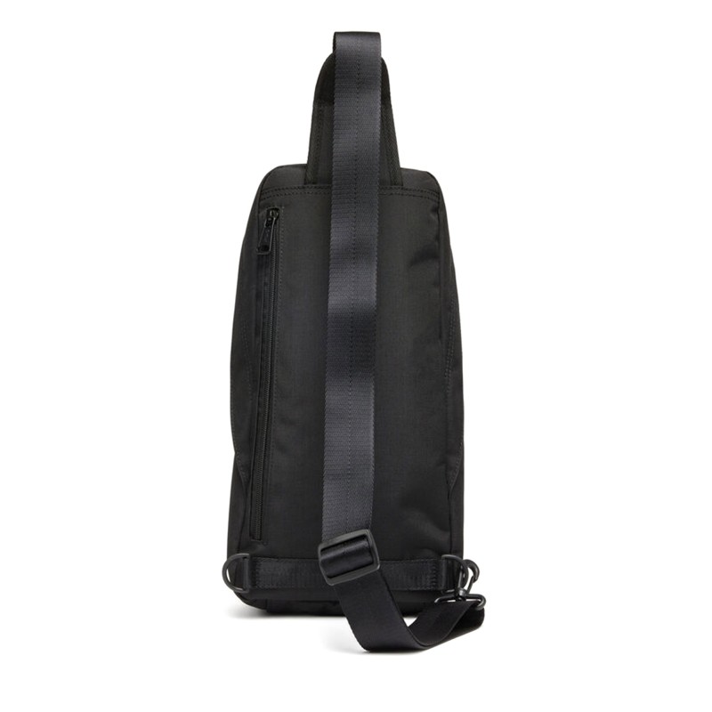 Diesel Sling Backpack In Heavy-Duty Shell-Black