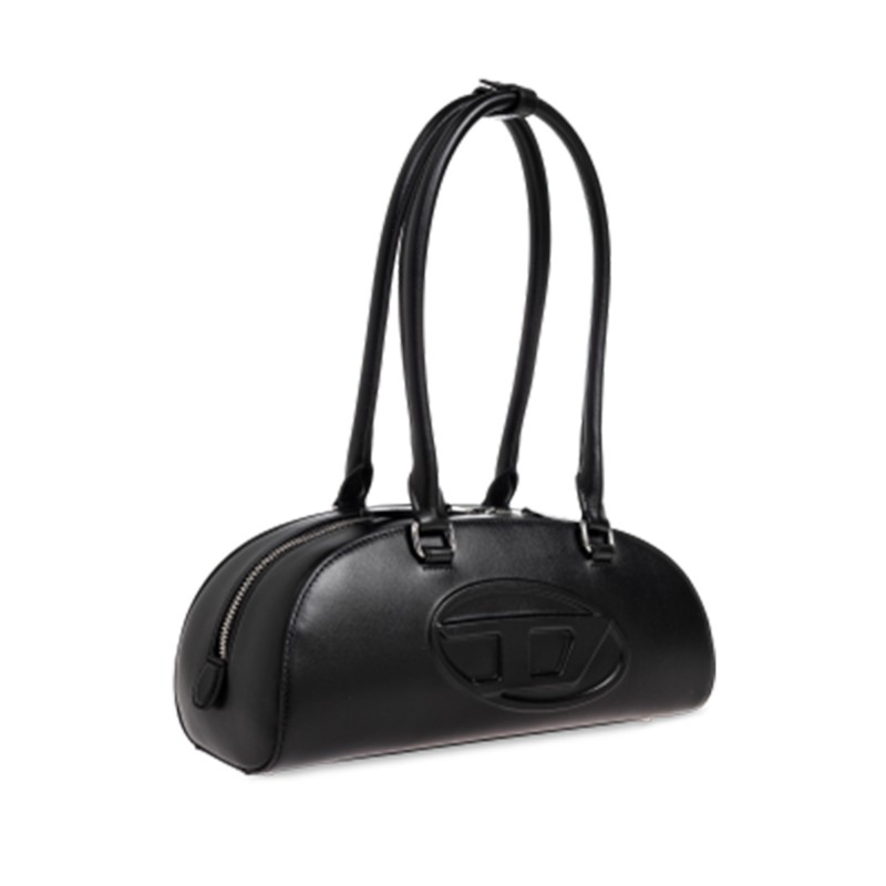 Diesel Bag Shoulder 1Dr Dome-Black Diesel Bag Shoulder 1Dr Dome-Black