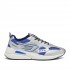 Diesel Sneakers In Mesh & Suede S-Serendipity Sport-Silver/Dazzling Blue/Jet Black