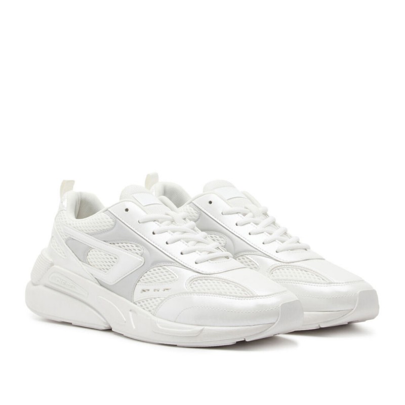 Diesel Sneakers In Mesh & Suede S-Serendipity Sport-Blanc