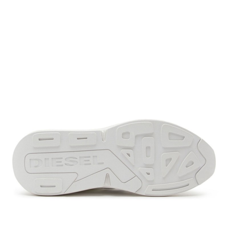 Diesel Sneakers In Mesh & Suede S-Serendipity Sport-Blanc