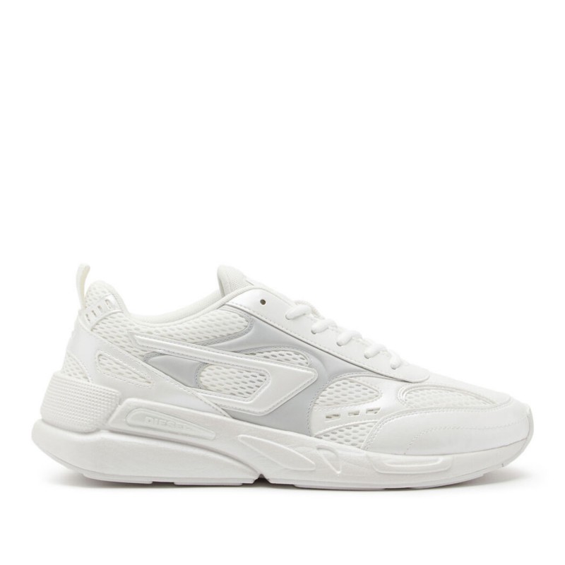 Diesel Sneakers In Mesh & Suede S-Serendipity Sport-Blanc
