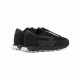 Diesel Mixed Material Sneakers With Contrast Tread-Black/White