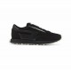 Diesel Mixed Material Sneakers With Contrast Tread-Black/White