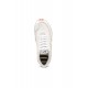 Diesel Mixed Material Sneakers With Contrast Tread-Tofu/Coral