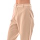 Lotus Eaters Relaxed Fit Crepe Trousers-Cream