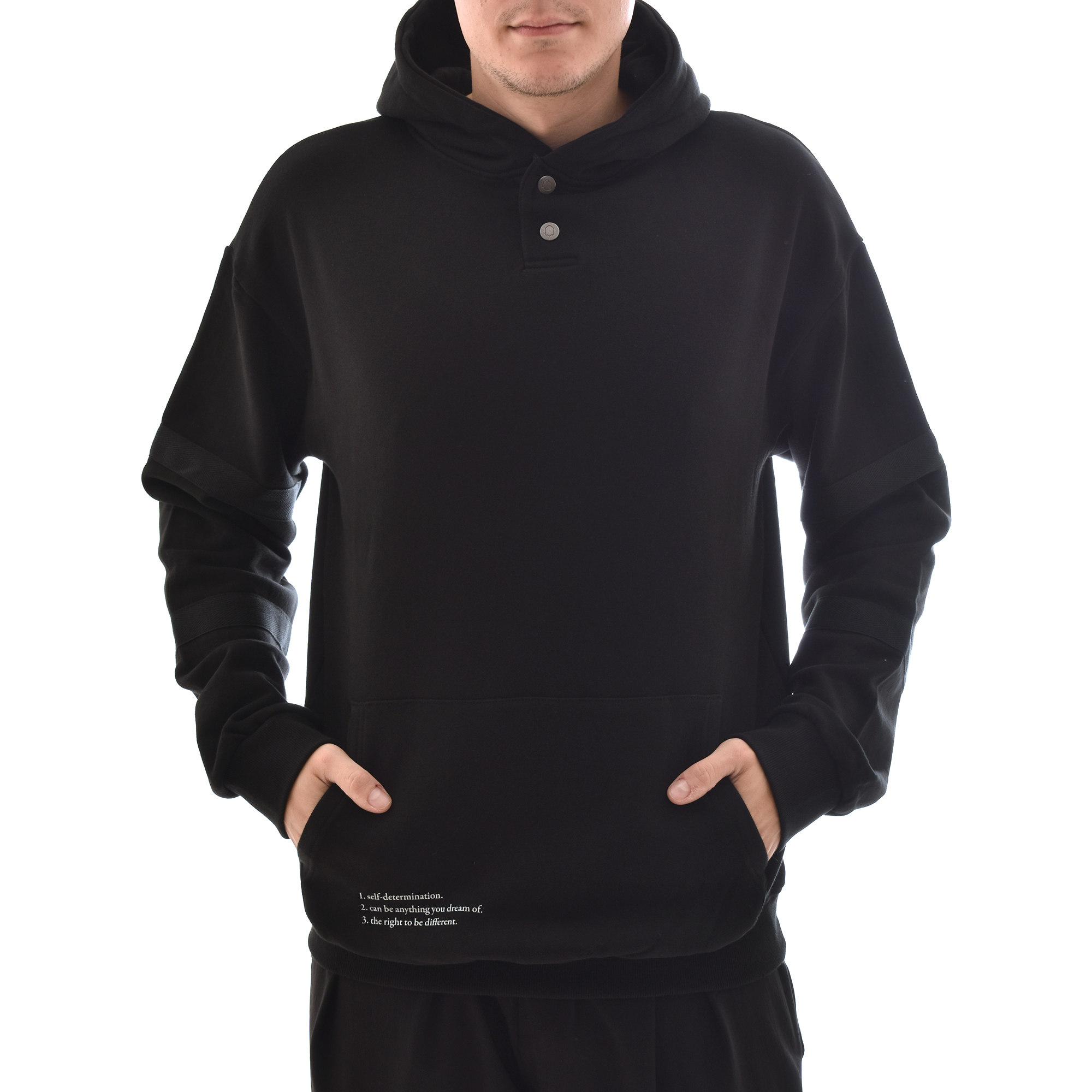 Tee Library Tied Up Hoodie SweatshirtBlack